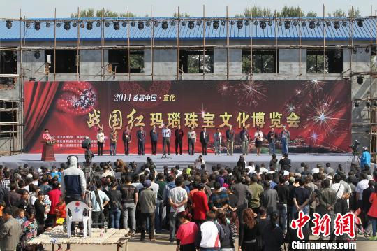河北宣化战国红玛瑙博览会开幕