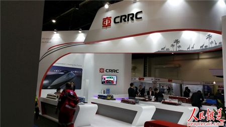 中国中车成立后首次亮相海外展会