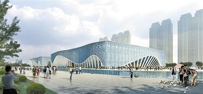 新乡：平原体育会展中心正加紧施工 总投资约8亿元