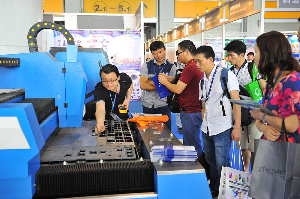 广州国际激光及焊接工业展览会展会现场图