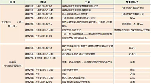 2016上海设计周系列活动